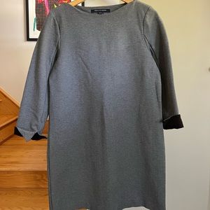 French Connection Grey Long Sleeve Dress